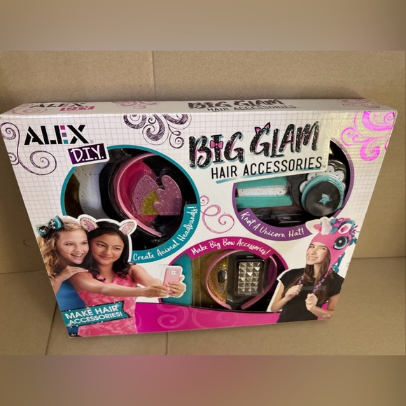 Alex DIY Big Glam Unique Hair Accessories Animal Headbands Big Bows Knit Stitch - Picture 1 of 3